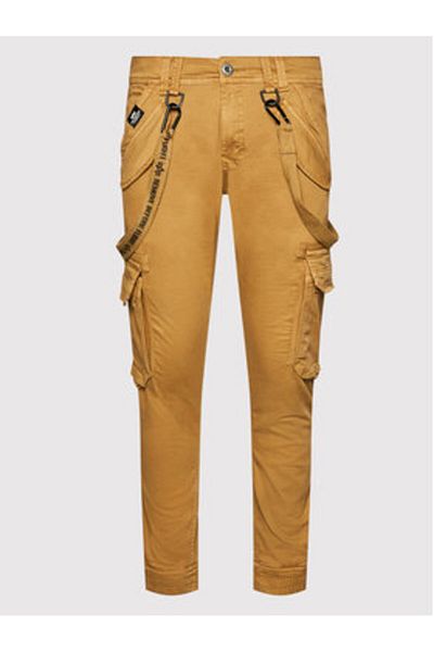 Alpha Industries Men's Fabric Trousers 128202 Brown