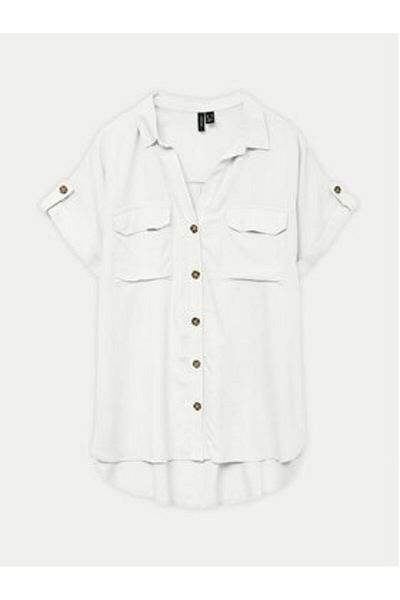 Vero Moda Cămașă de damă 10310139 Alb