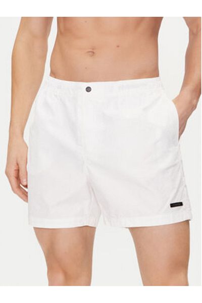 Calvin Klein swimwear Men's Swim Shorts KM0KM00943 White