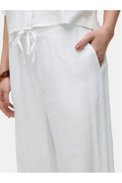Vero Moda vero moda Women's Fabric Trousers 10305091 White