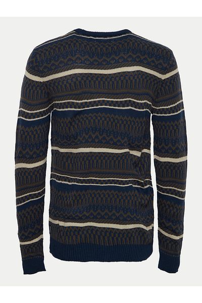 Blend Pulover bărbătesc 20717485 Bleumarin