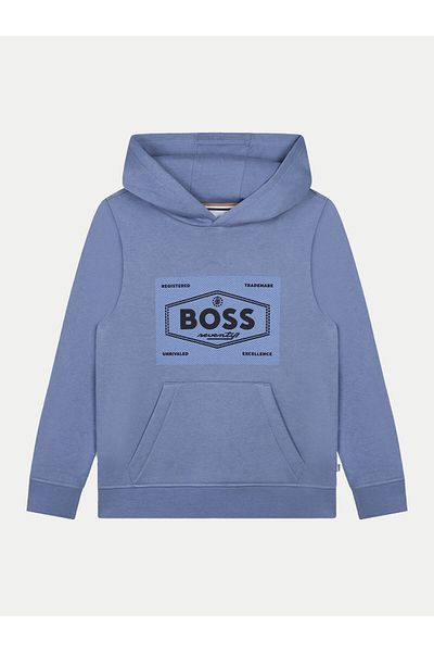 BOSS Hanorac pentru băieți J51194 Albastru