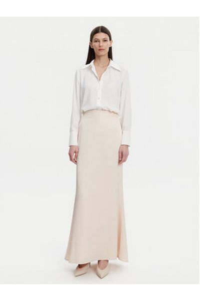 Access Fashion Fustă maxi pentru femei 53-6023 bej