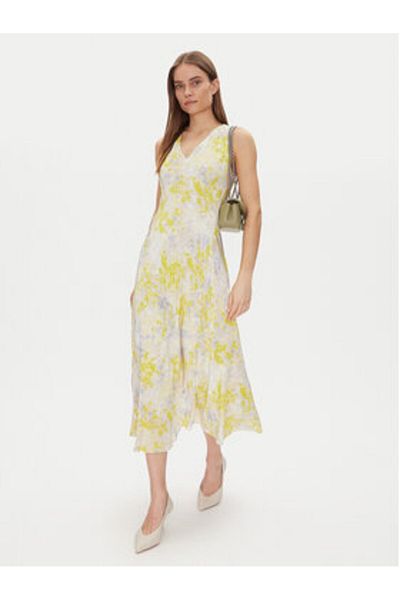Calvin Klein Rochie de vară pentru femei LV044B059G galbenă
