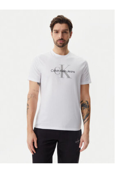 Calvin Klein Jeans Ανδρικό T-Shirt LV040EM286 Λευκό