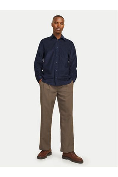 Jack & Jones Cămașă bărbătească Jack Jones 12260725 Bleumarin