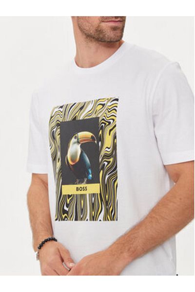 BOSS Tricou bărbătesc 50516012 alb