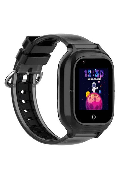 Techone Kt23t Pro 4g Kids Gps Smartwatch, Black