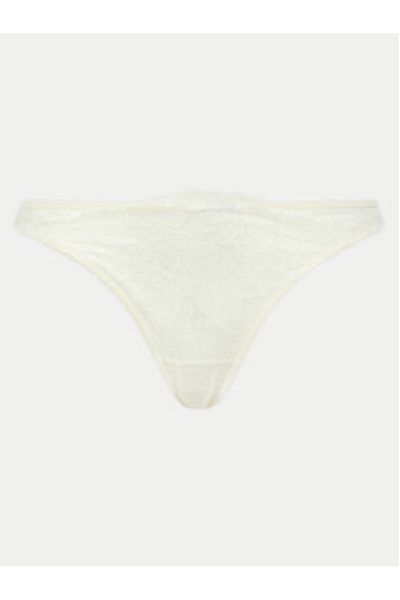 Calvin Klein lenjerie intimă tanga pentru femei 000QF7753E alb