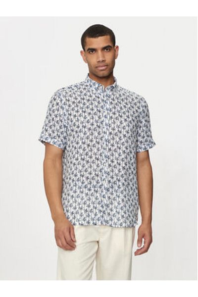 BUGATTI Mens Shirt 9450 58545A Blue