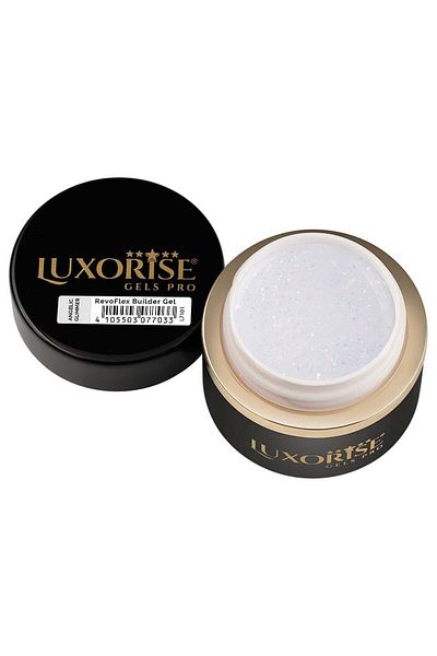 LUXORISE Revoflex Gel UV pentru unghii, 15 ml, Strălucire Angelică