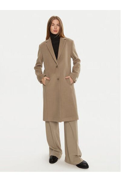 Calvin Klein Women Wool Coat K20K207701 Beige