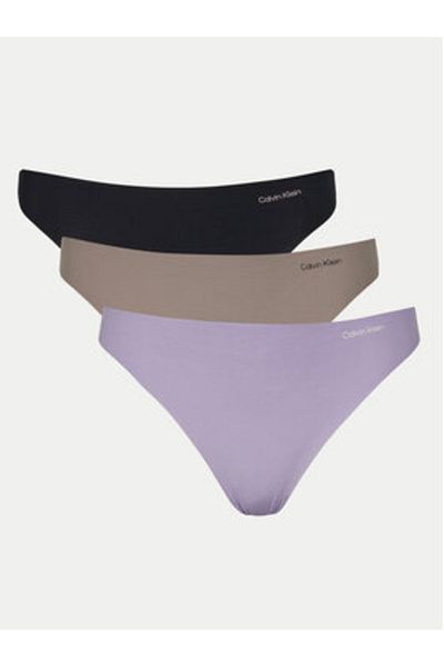 Calvin Klein underwear Women's Set of 3 pairs of thongs 000QD3558E Colorful