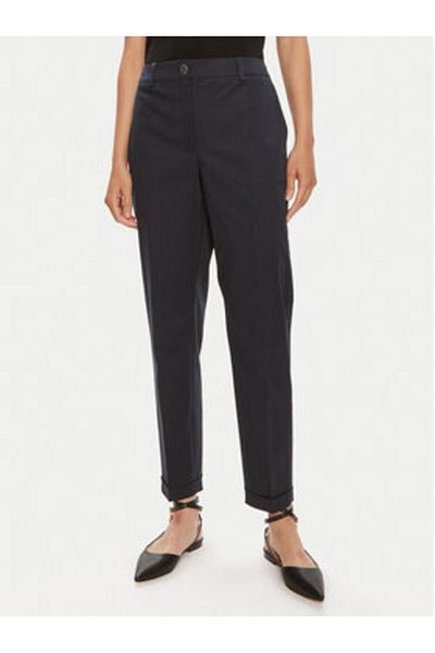 BOSS Women's Fabric Trousers 50490057 Navy Blue