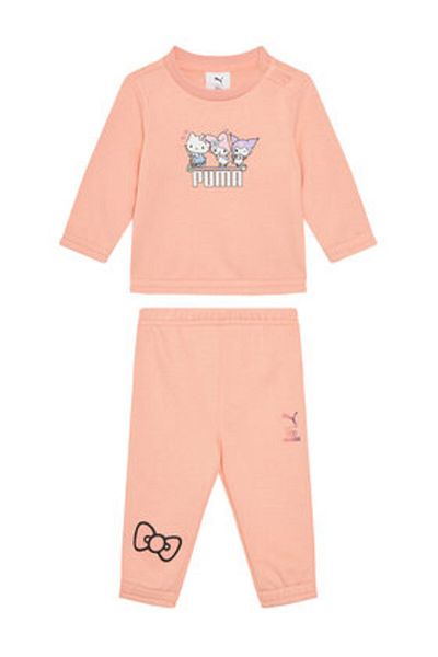 Puma Girl Tracksuit 630065 Coral
