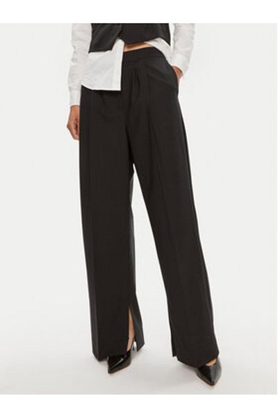 Birgitte Herskind Pantaloni din material textil pentru femei 5216134 bleumarin