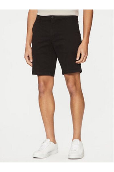 Calvin Klein Pantaloni scurți din material pentru bărbați K10K114063 Negri