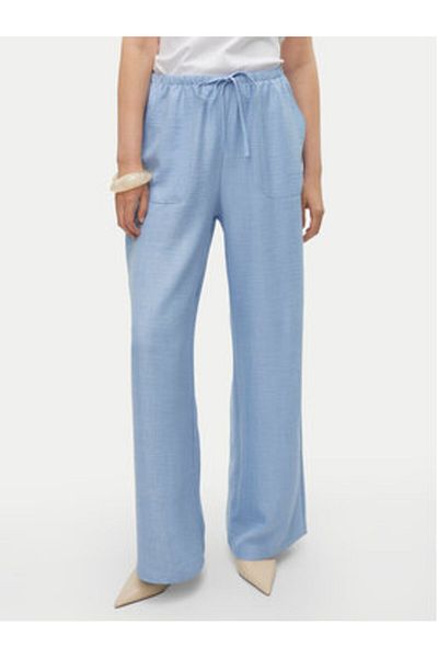 Vero Moda Pantaloni din material textil pentru femei 10316385 Albastru