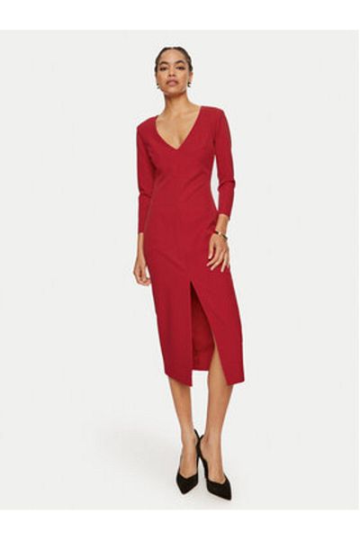 Access Fashion Women's Cocktail Dress 44-3329 Red