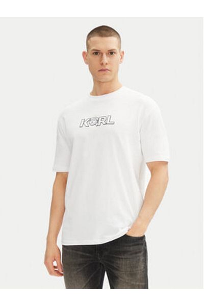 Karl Lagerfeld Tricou bărbătesc 755156 552235 Alb