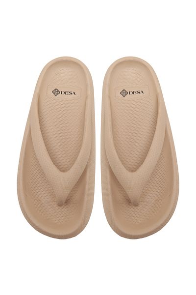 Desa Flip-flops de damă bej