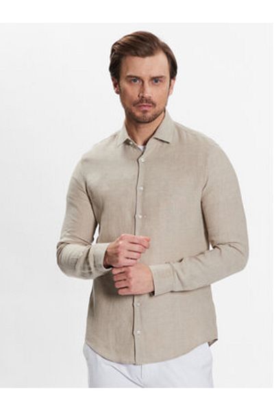 Calvin Klein Mens Shirt K10K109286 Beige