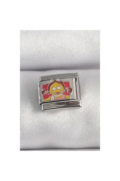 Marsilyan 316L Steel Silver Color Colorful Child Engraved Nomination Charm - Tj-Bc1388