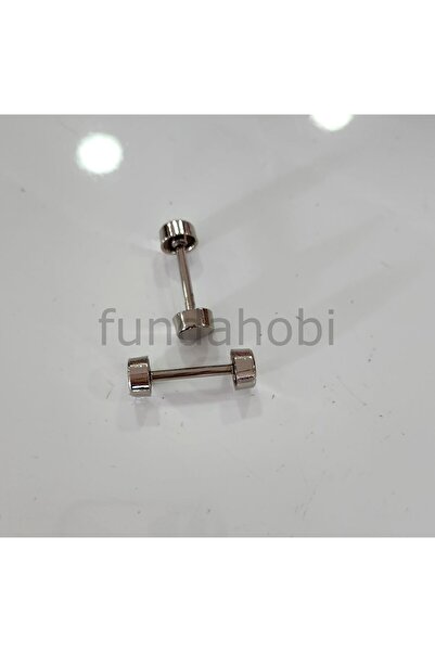 fundahobi حقيبة محبوكة برغي هالتر-رمادي 3 سم 2 زوج