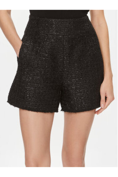 Bruuns Bazaar Pantaloni scurți din material pentru femei BBW3745 Negri