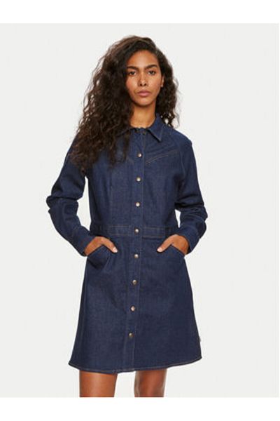 WRANGLER Rochie din denim pentru femei 112356504 Albastru marin