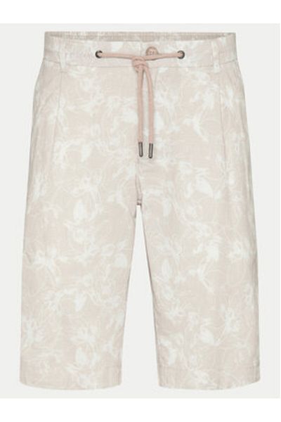 BUGATTI Pantaloni scurți din material textil pentru bărbați 1949 56416A bej