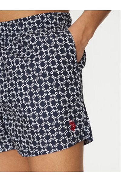 U.S. Polo Assn. Șort de baie pentru bărbați US Polo Assn MUP2531 Bleumarin