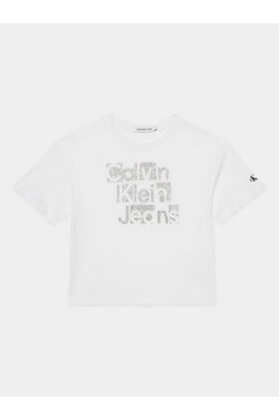Calvin Klein Jeans Tricou pentru fete IG0IG02340 Alb