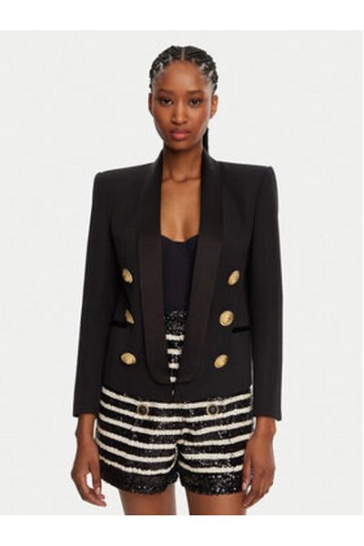 BALMAIN Women's Blazer DF1SI530ME54 Black