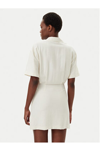 Calvin Klein Jeans Women's Shirt Dress J20J225297 Beige