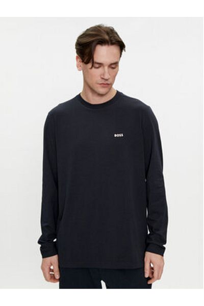 BOSS Tricou bărbătesc cu mânecă lungă 50506365 bleumarin