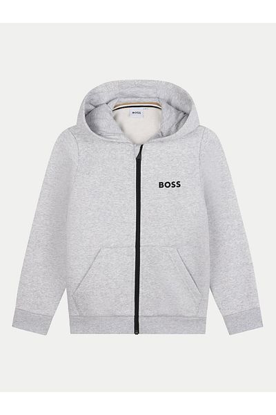 BOSS Boy Tracksuit J51136 Gray