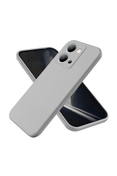 HANPORIUM جراب سيليكون متوافق مع Vivo Y36 - غطاء مرن بلون باستيل مع حماية للك...