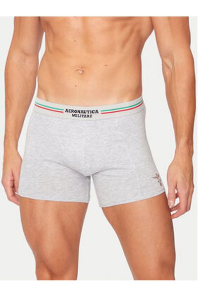Aeronautica Militare Men's Set of 2 pairs of boxers AM1UBX002 Gray