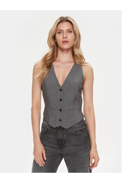 BOSS Women's Vest 50513132 Gray