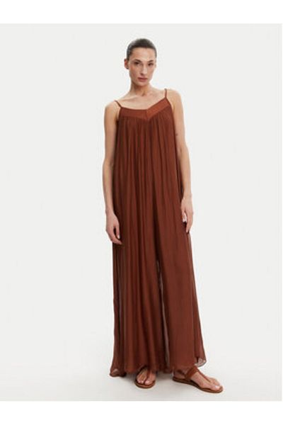 Vicolo Women's Jumpsuit TD0588 Brown