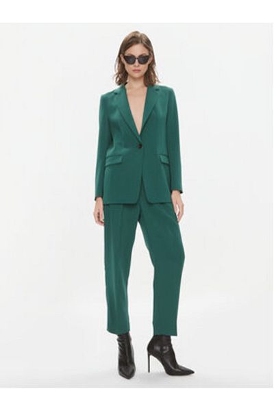 BOSS Women's Fabric Trousers 50490037 Green