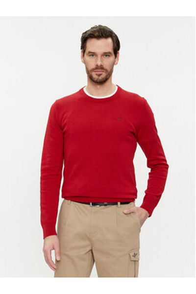 Aeronautica Militare Men's Sweater 241MA1488L506 Red