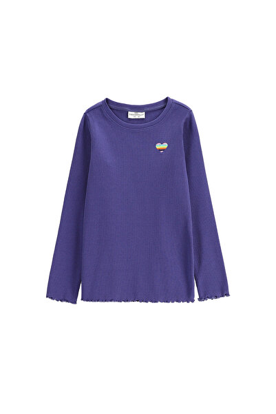 Coccodrillo Bluză pentru fete WC5143104CGK Bleumarin