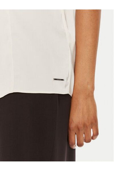 Calvin Klein Women's Blouse K20K207161 Ecru