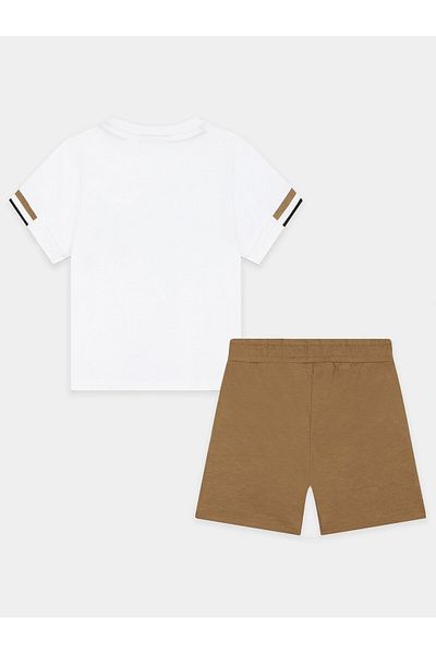BOSS Boy Set T-shirt and shorts J50624 M Beige