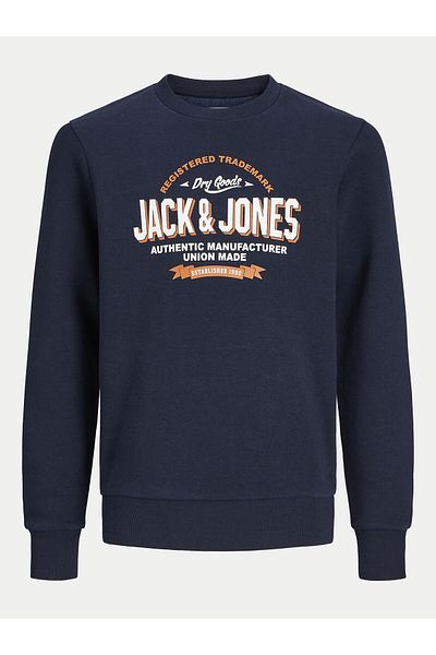 Jack & Jones Hanorac Jack Jones Junior pentru băieți 12258840 Bleumarin