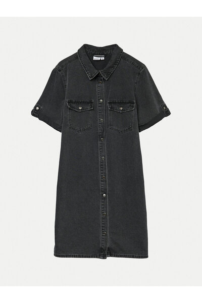 Vero Moda Rochie din denim pentru femei 10309665 Negru