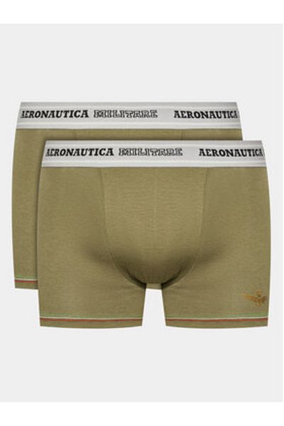 Aeronautica Militare Men's Set of 2 pairs of boxers AM1UBX003 Green