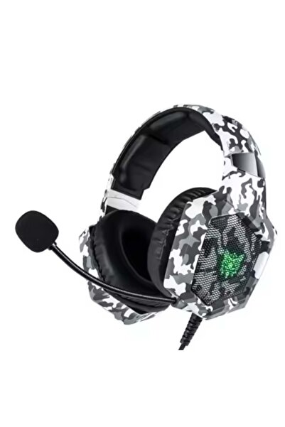İMEXTECH BİLİŞİM BURADA BEYAZ K8 GAMING KAMUFLAJ KULAKLIK